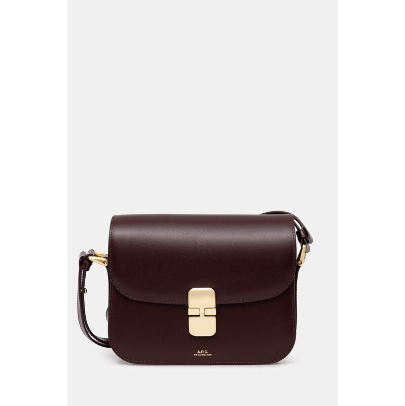 Kožená kabelka A.P.C. Sac Grace Small 67715311