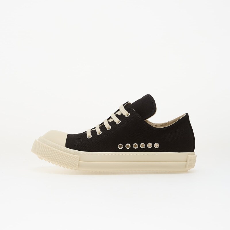 Rick Owens DRKSHDW Denim Shoes - Extreme Low Sneaks Black/ Milk/ Milk 67715566