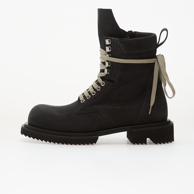 Rick Owens DRKSHDW Leather Boots - Low Army Gabe Black 67715582