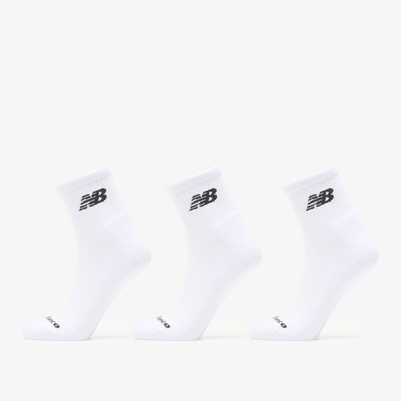 Ponožky New Balance Everyday Ankle Socks 3-Pack White L 67715554