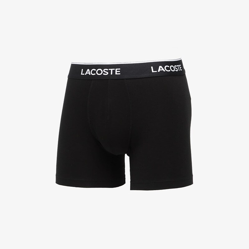 Boxerky LACOSTE 3-Pack Boxer Brief Black XL 67715543