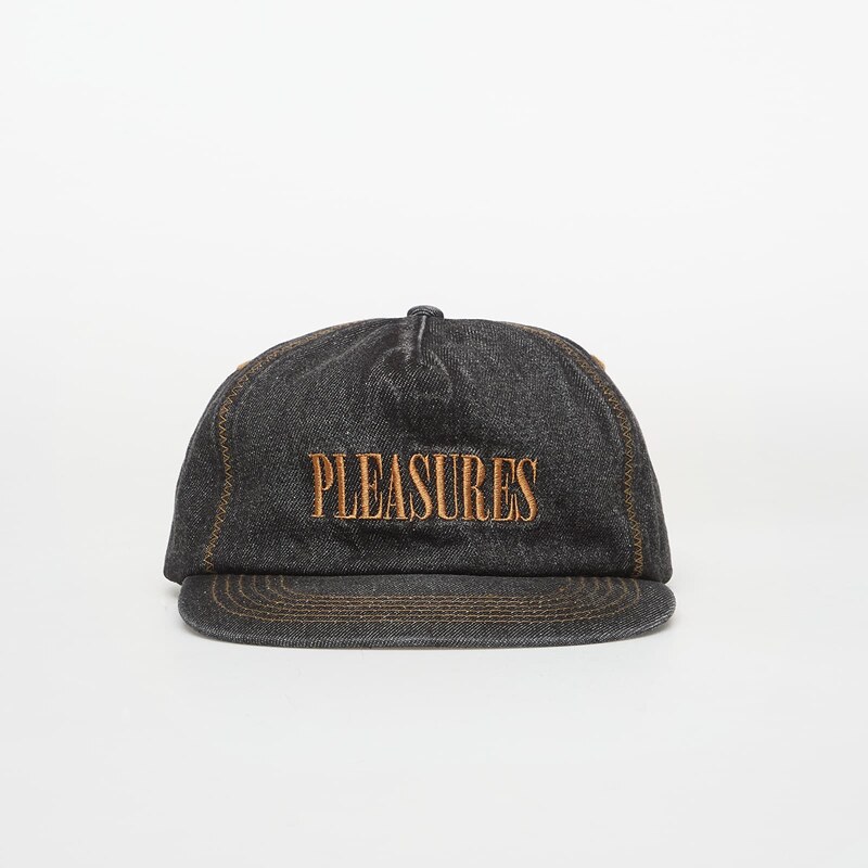 Šiltovka PLEASURES Zig Zag Denim Cap Black Universal 67715640