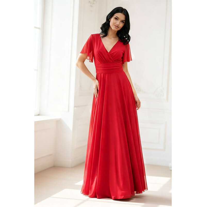 TopMode Slávnostné spoločenské šaty z jemného tylu 67716089