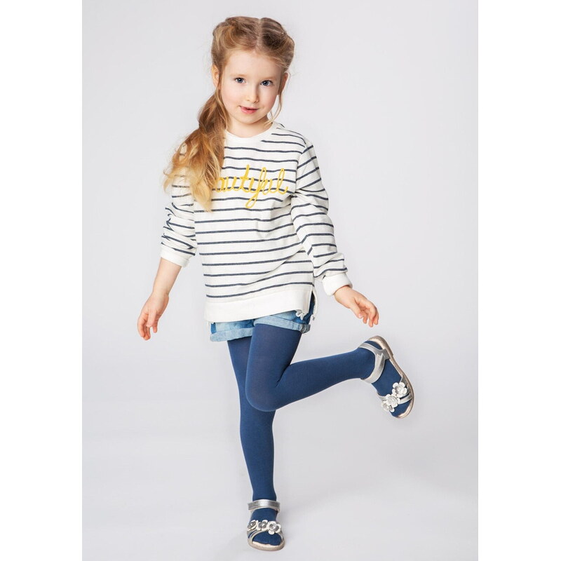 Detské bavlnené teplé pančuchy JULIA 80 DEN Marilyn 67581628