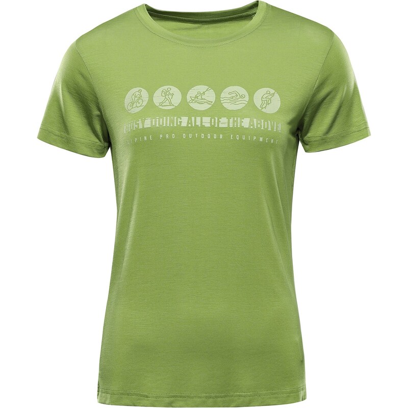 ALPINE PRO - LYORA DÁMSKE FUNKČNÉ TRIČKO S ANTIBAKTERIÁLNOU ÚPRAVOU 67745682