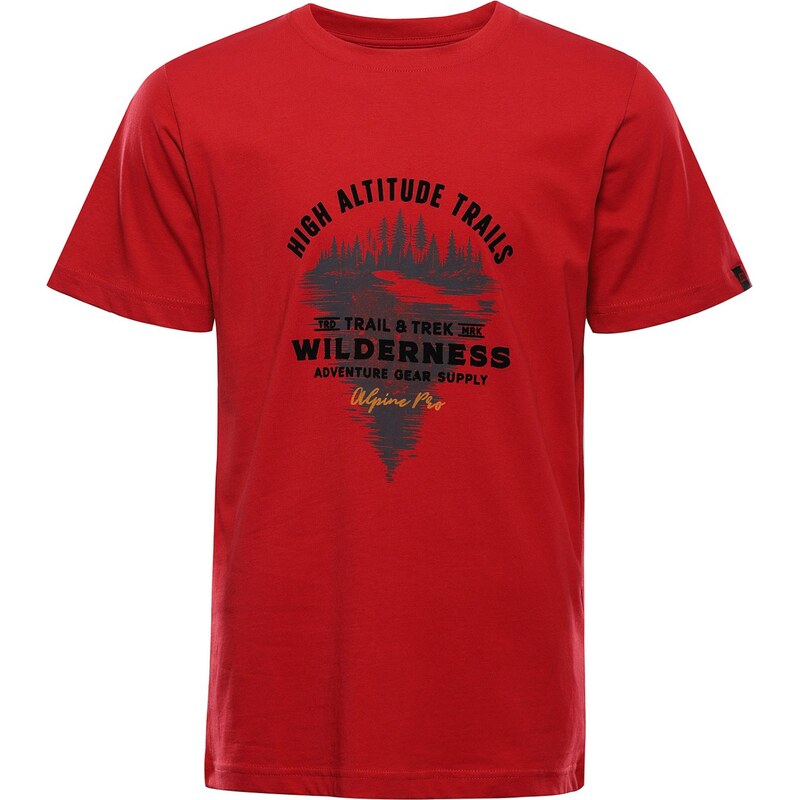 ALPINE PRO - DOMEN PÁNSKE BAVLNENÉ TRIČKO 67745767