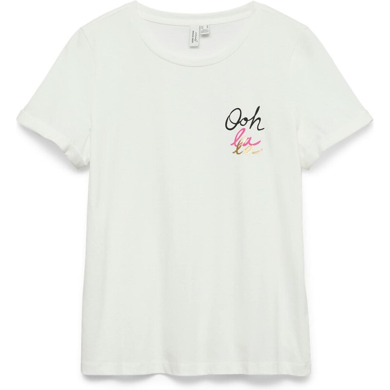 Vero Moda Girl Tričko VMIKAMI zlatá / ružová / čierna / biela 67731229