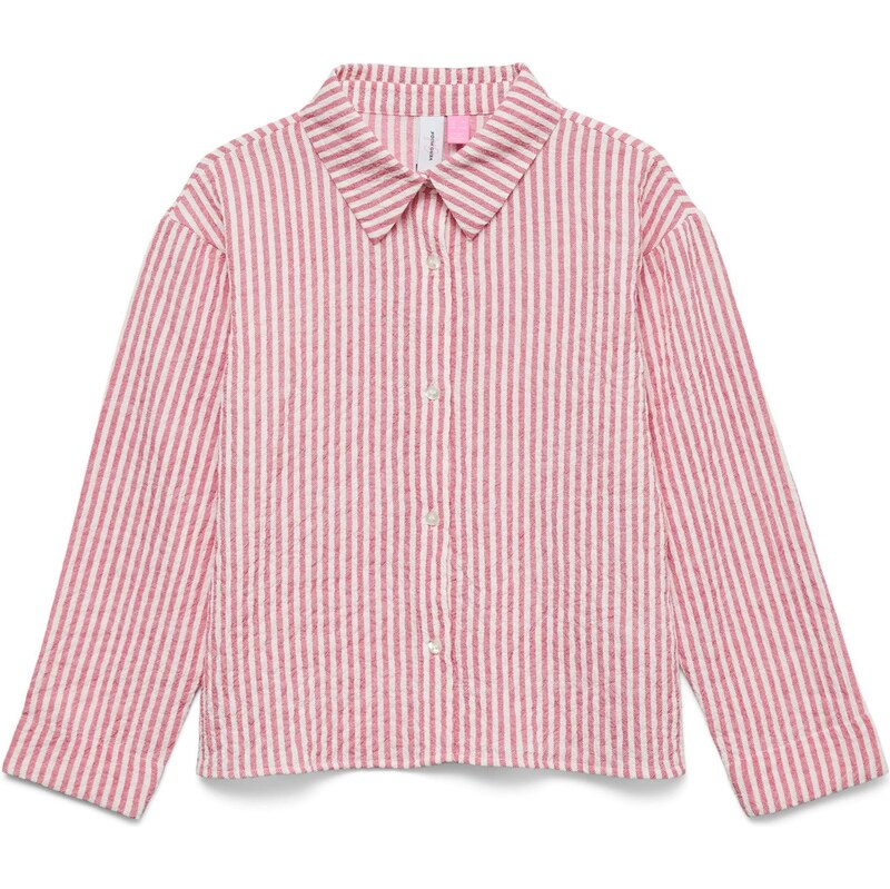 Vero Moda Girl Blúzka VMANNIE svetloružová / biela 67731232