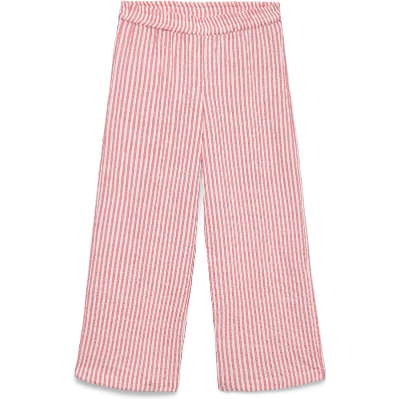Vero Moda Girl Nohavice VMANNIE svetloružová / biela 67731234