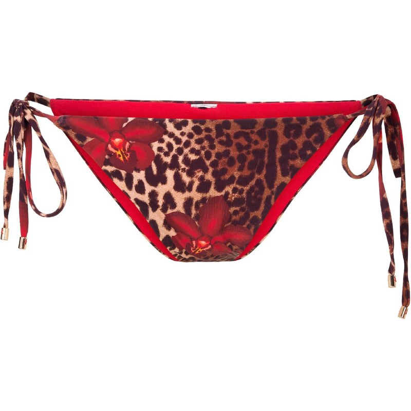 LingaDore Nohavičky hnedá / svetlohnedá / červená 67731255