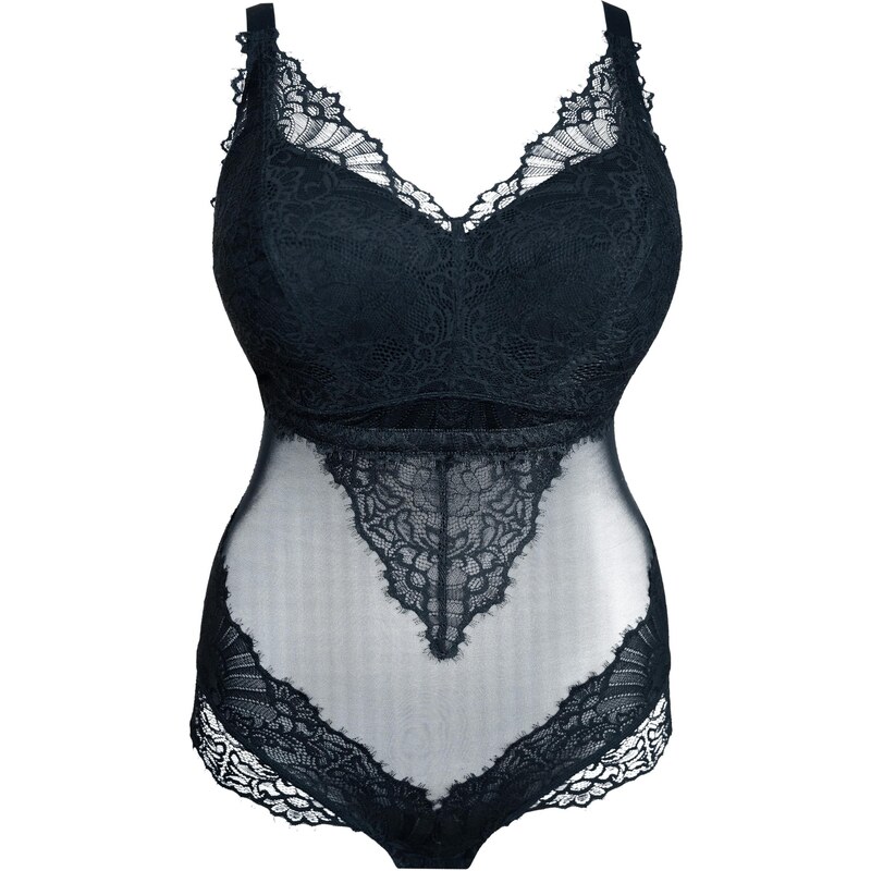 SugarShape Spodné body čierna / priehľadná 67728865