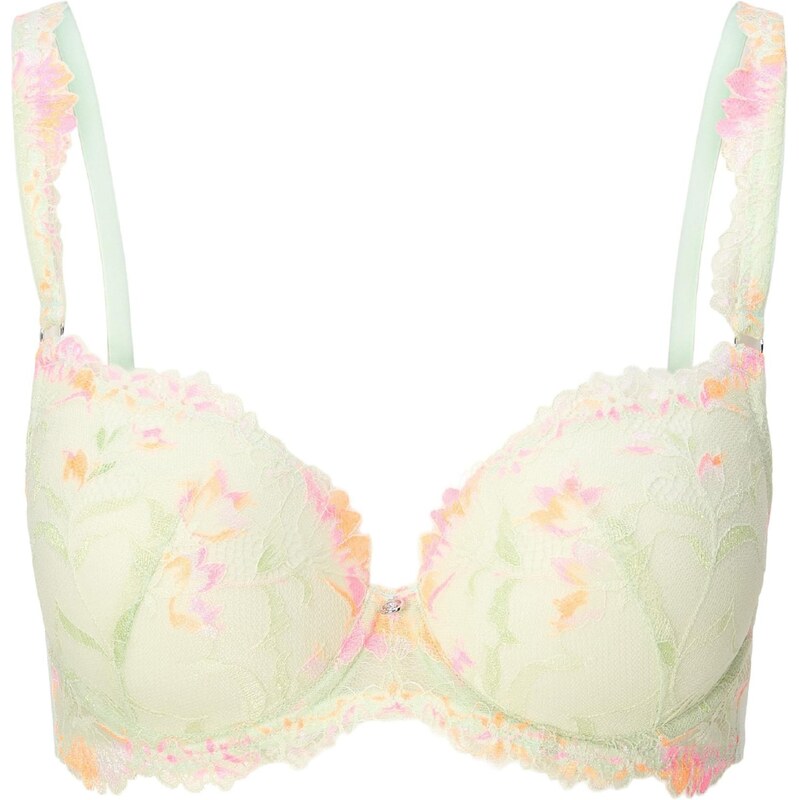 LingaDore Podprsenka pastelovo zelená / svetlozelená / svetlooranžová 67731359