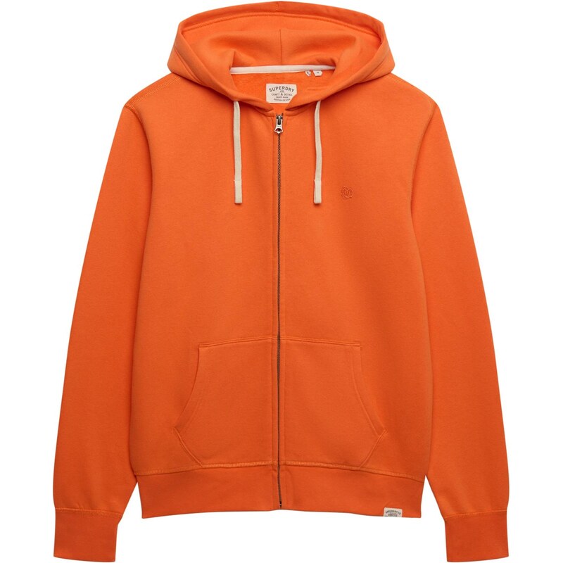 Superdry & Co Tepláková bunda tmavooranžová 67731390
