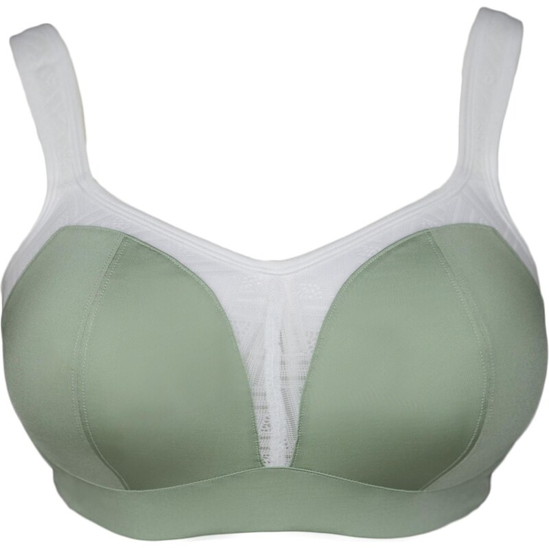 SugarShape Športová podprsenka Motivation svetlozelená / biela 67729198