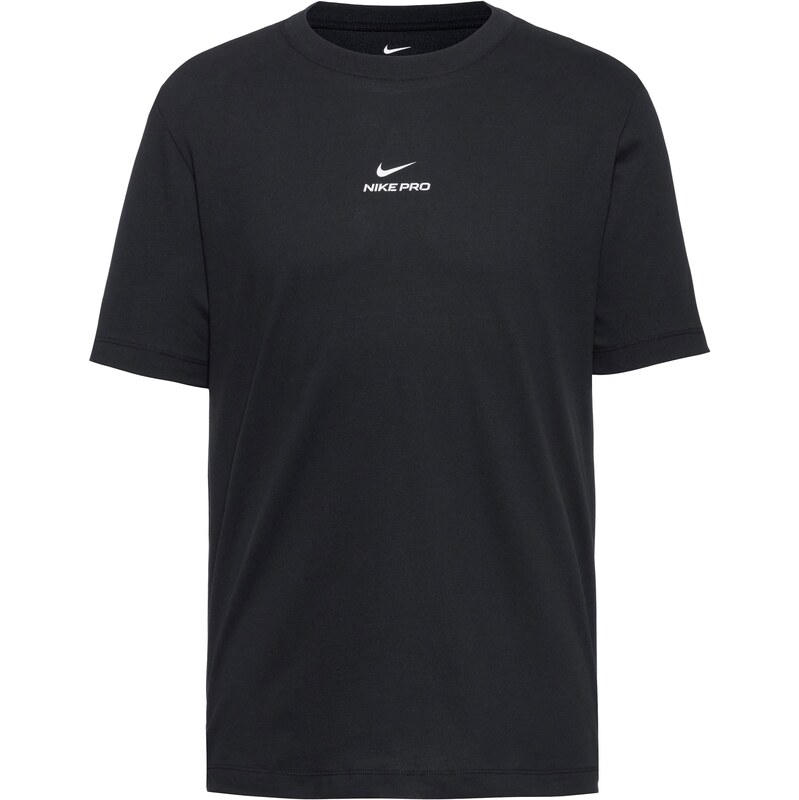 NIKE Funkčné tričko Pro čierna / biela 67731920