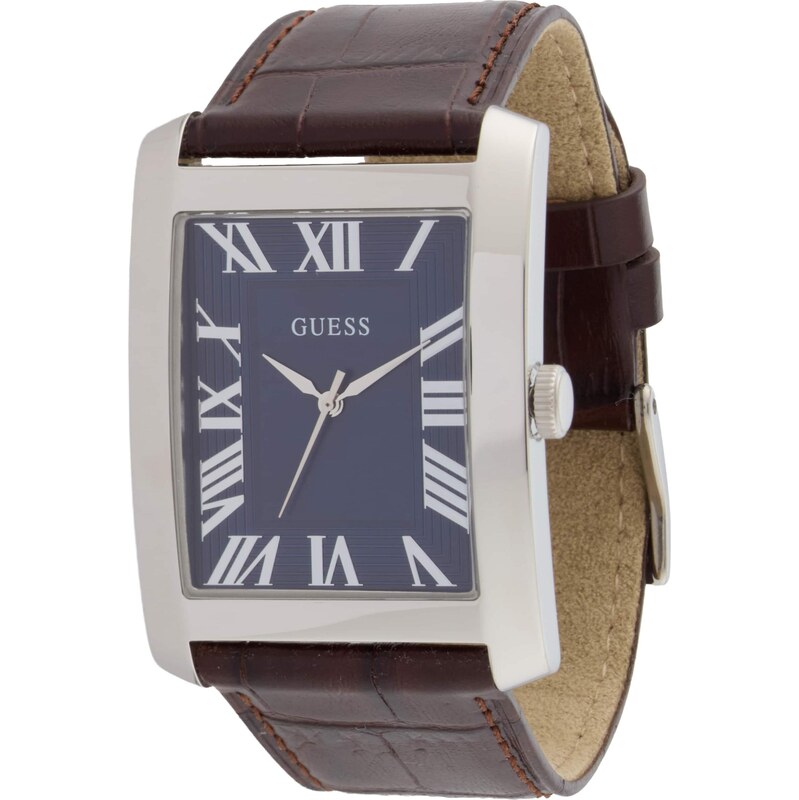 GUESS Analógové hodinky Clyde hnedá 67732051