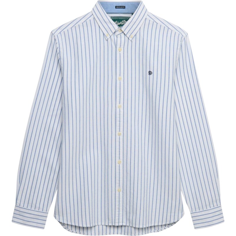 Superdry & Co Košeľa námornícka modrá / biela 67732169