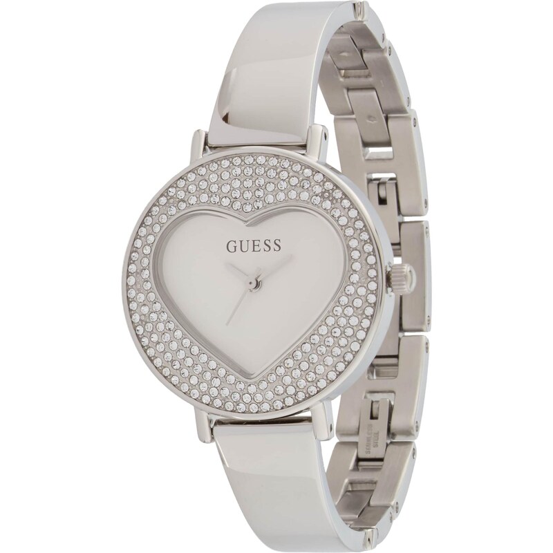 GUESS Analógové hodinky HARTLY strieborná 67732175
