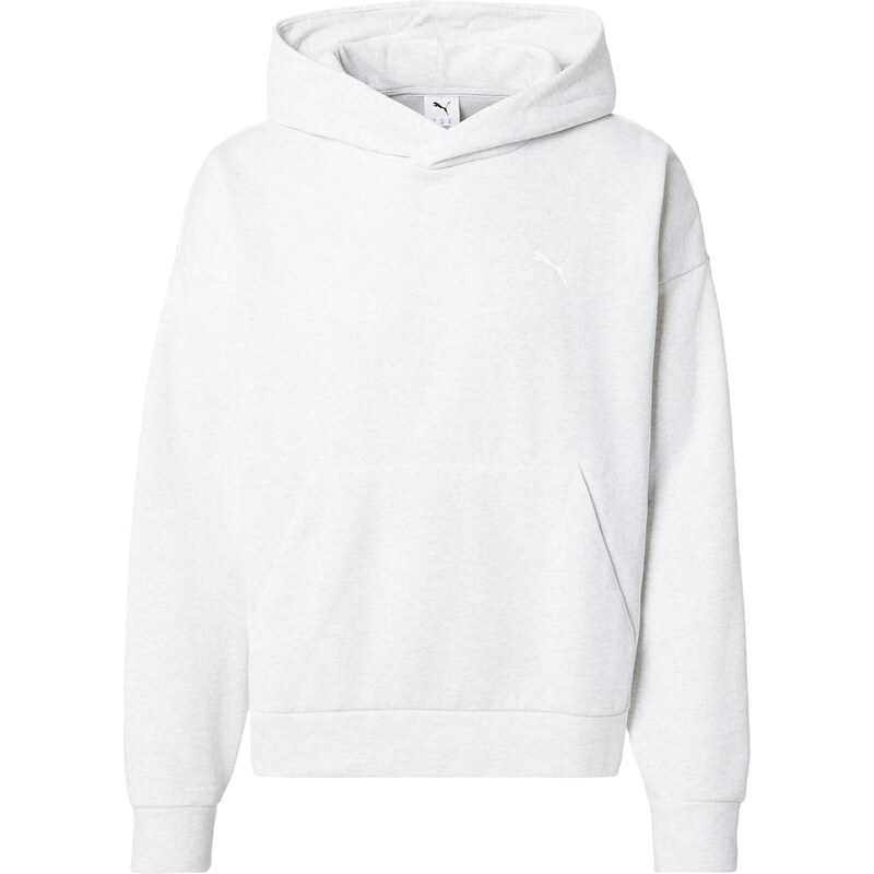 PUMA Mikina Wardrobe Essentials biela melírovaná 67732413