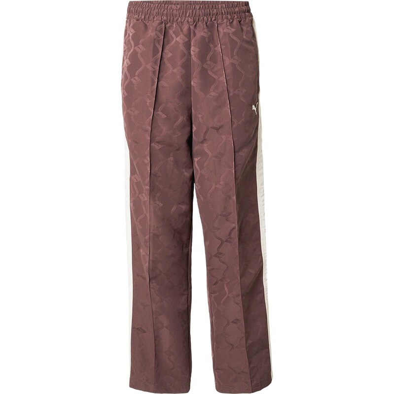 PUMA Športové nohavice krémová / čokoládová 67732475