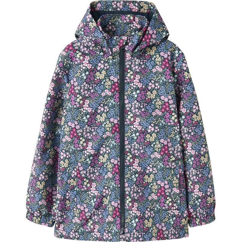 NAME IT Prechodná bunda NKFMAXI tmavomodrá / smaragdová / 67732515