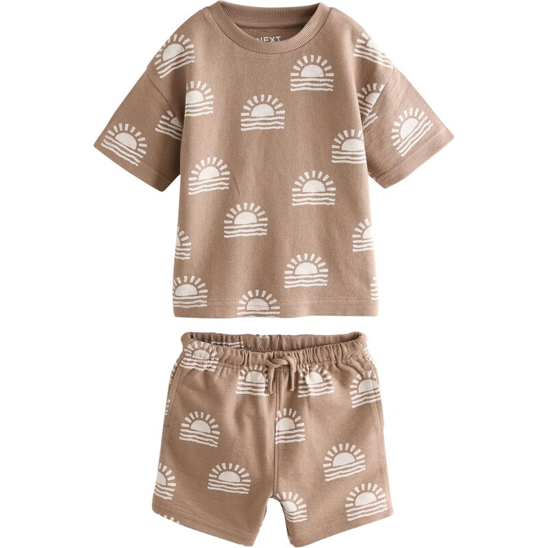 Next Set svetlohnedá / biela 67732573