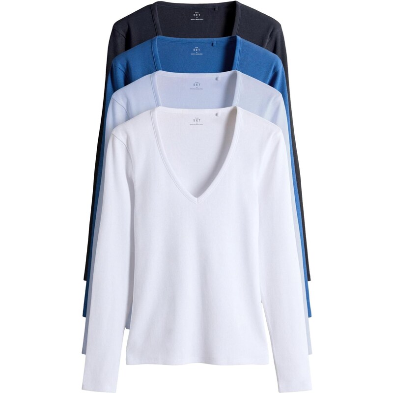 The Set Tričko námornícka modrá / kráľovská modrá / svetlomodrá / 67732577