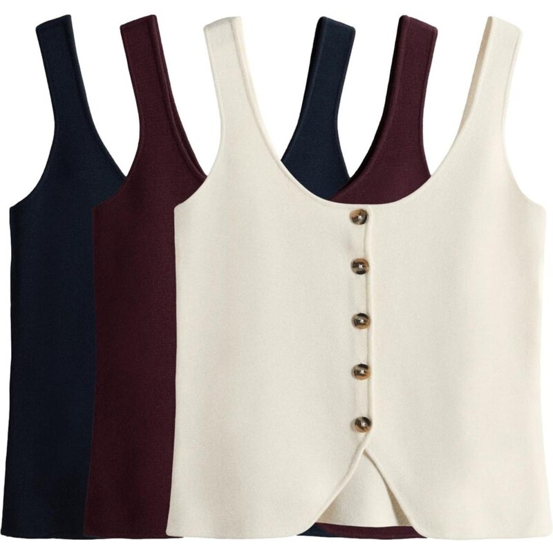 The Set Top béžová / bordová / čierna 67732582