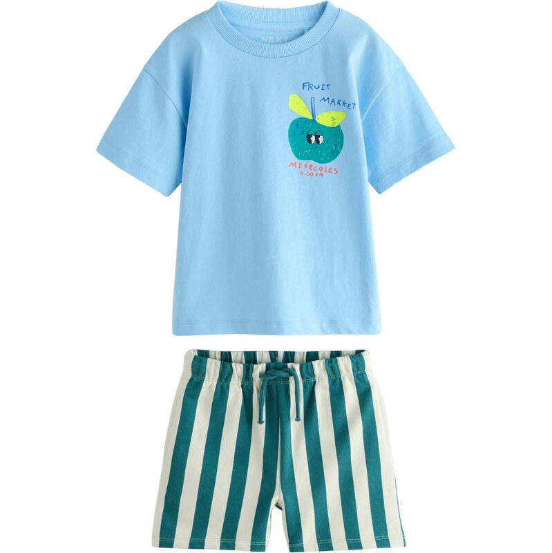 Next Set modrá / petrolejová / tmavozelená / prírodná biela 67732593