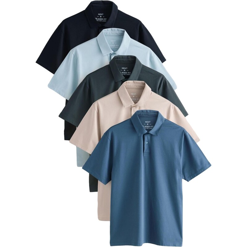 Next Tričko krémová / námornícka modrá / pastelovo modrá / čadičová 67732603