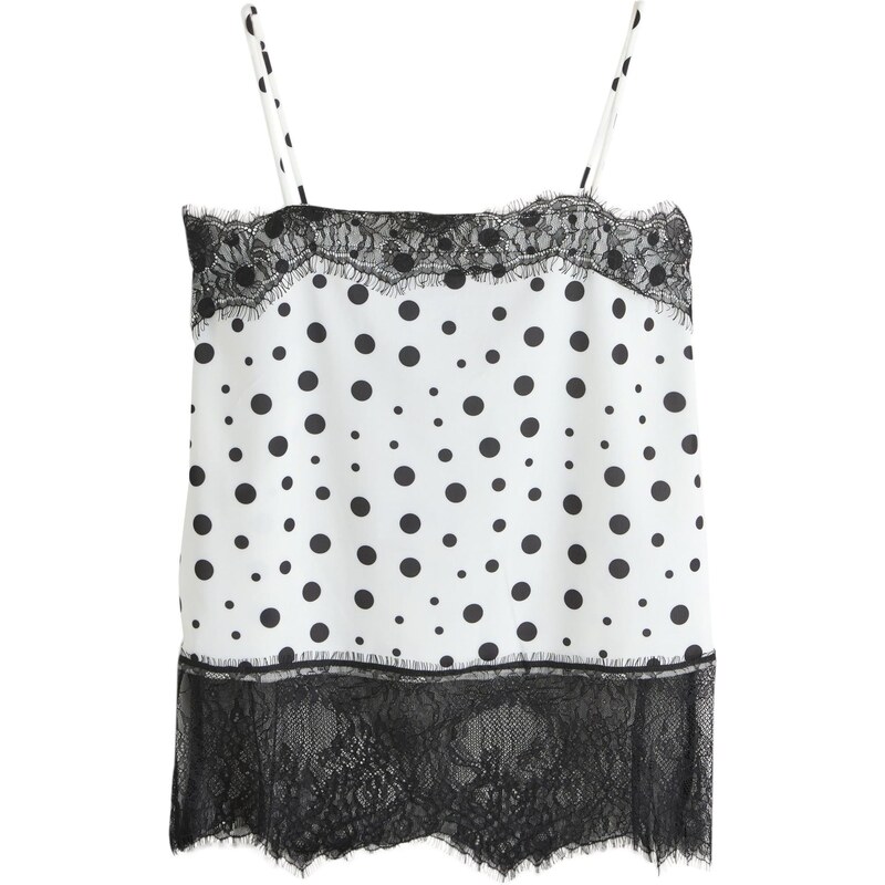 Next Tielko čierna / biela 67732607