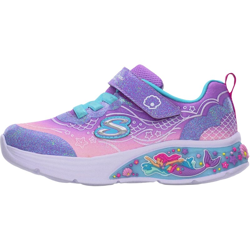 SKECHERS Tenisky MY DREAMERS - LIL MERMAID azúrová / fialová / ružová 67732627