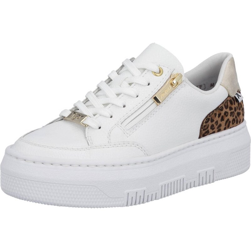 Rieker Nízke tenisky hnedá / čierna / biela 67732636