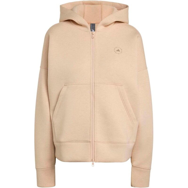 ADIDAS BY STELLA MCCARTNEY Športová mikina so zipsom Scuba béžová 67731314