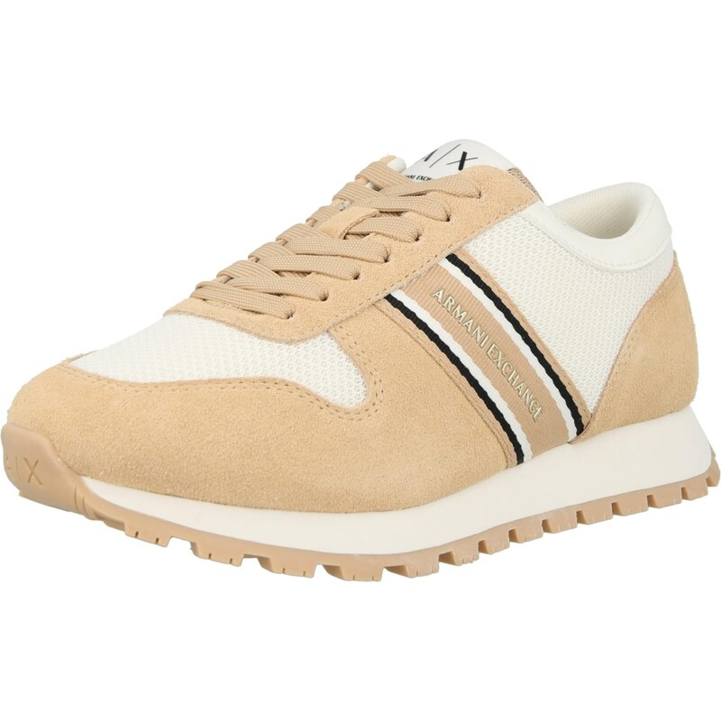 ARMANI EXCHANGE Nízke tenisky farba ťavej srsti / čierna / biela 67732689