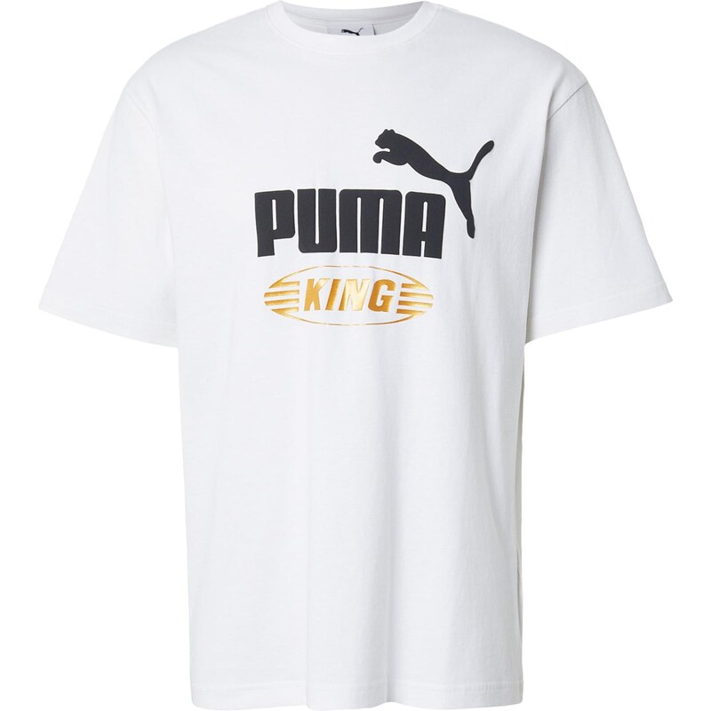 PUMA Tričko FUTURE ARCHIVE KING zlatá / čierna / biela 67732692