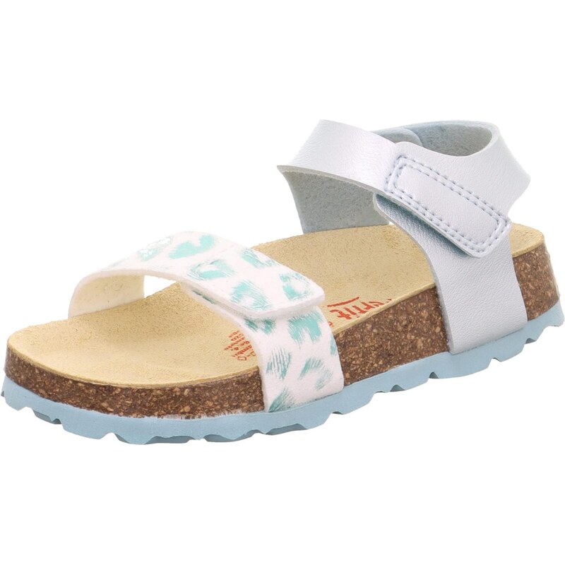 SUPERFIT Sandále tyrkysová / strieborná / biela 67732756