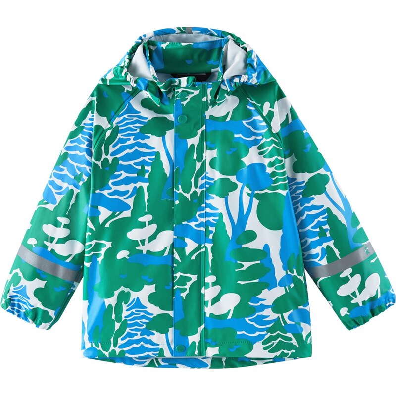 Reima Funkčná bunda Vesi azúrová / zelená / biela 67868129