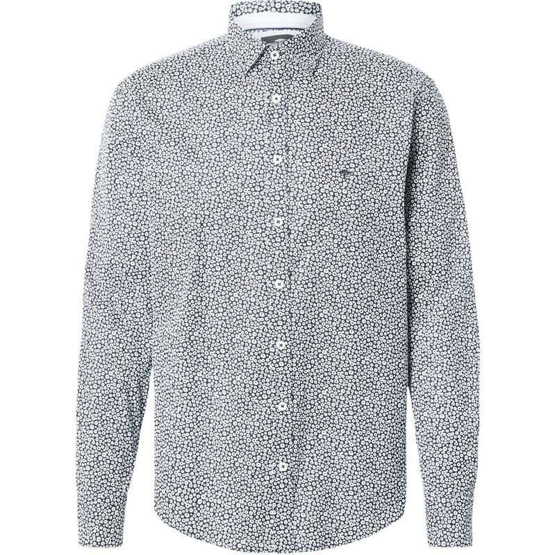 FYNCH-HATTON Košeľa Essential námornícka modrá / biela 67732777