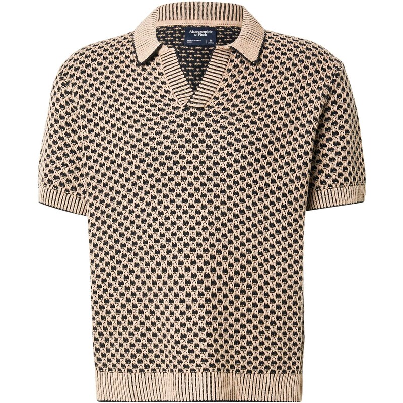 Abercrombie & Fitch Sveter brokátová / čierna 67732792