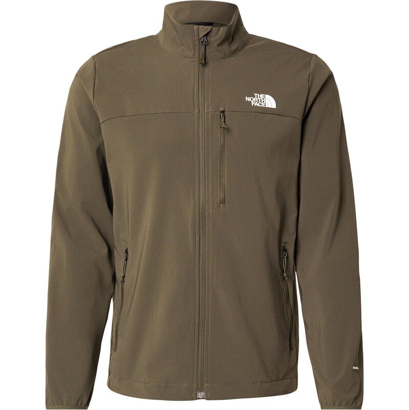 THE NORTH FACE Outdoorová bunda Nimble tmavozelená / biela 67732879