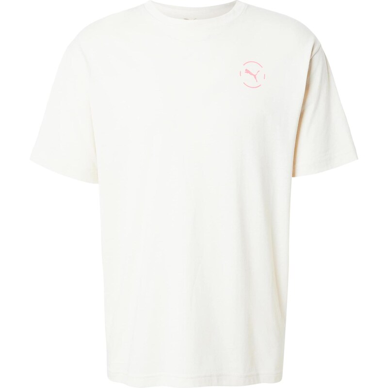 PUMA Funkčné tričko Run Club malinová / čierna / biela ako vlna 67732871