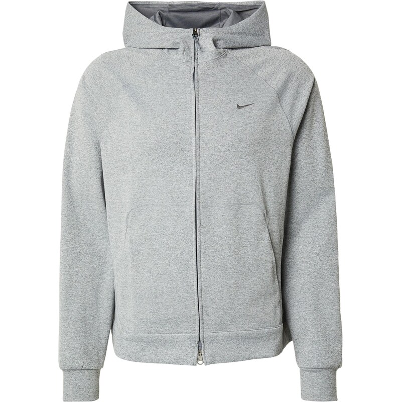 NIKE Športová mikina so zipsom sivá 67732867