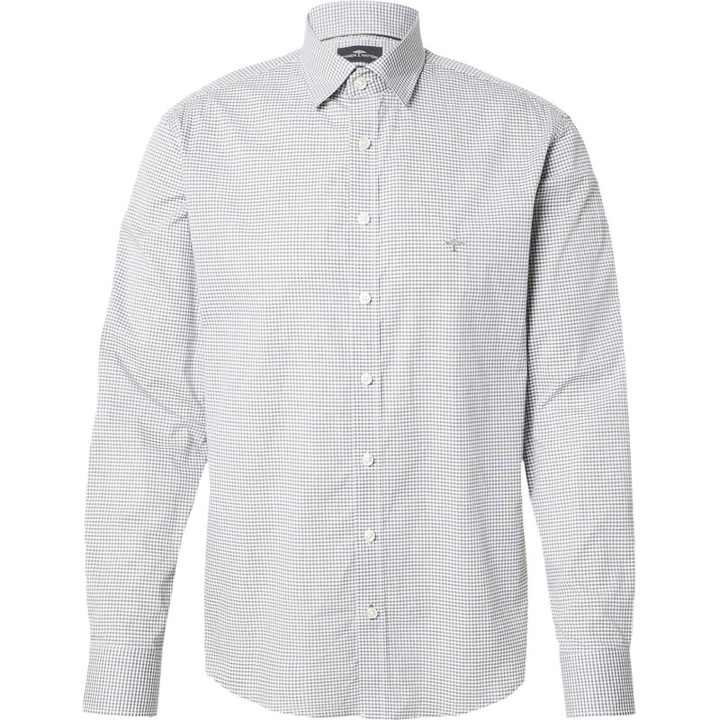 FYNCH-HATTON Košeľa Essential Premium kaki / biela 67732889