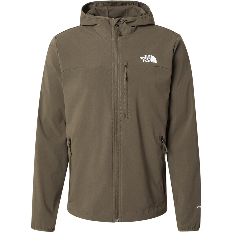 THE NORTH FACE Outdoorová bunda NIMBLE tmavozelená / biela 67732895