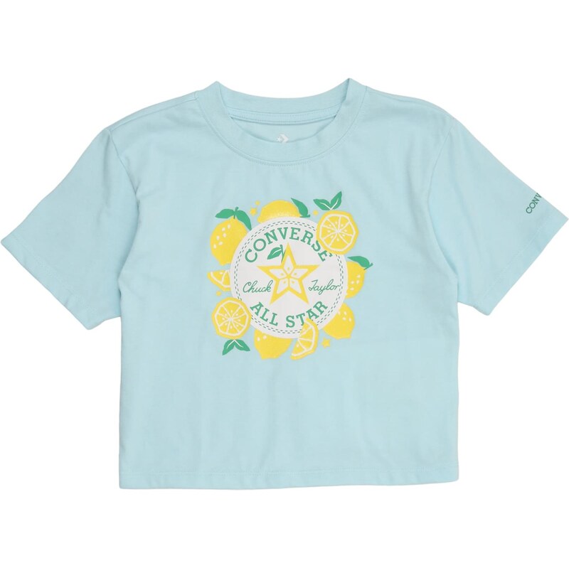 CONVERSE Tričko pastelovo modrá / citrónová / zelená / biela 67732922
