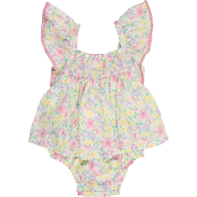 GAP Šaty svetložltá / zelená / levanduľová / ružová 67732975