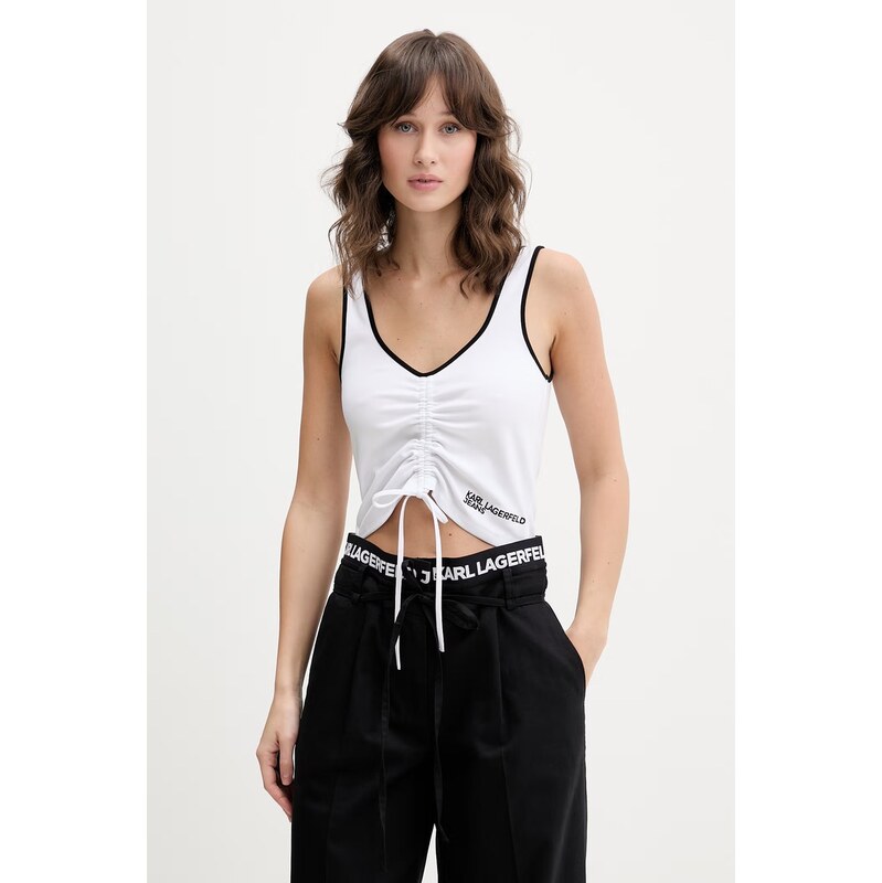 Karl Lagerfeld Jeans crop top dámsky 67721720
