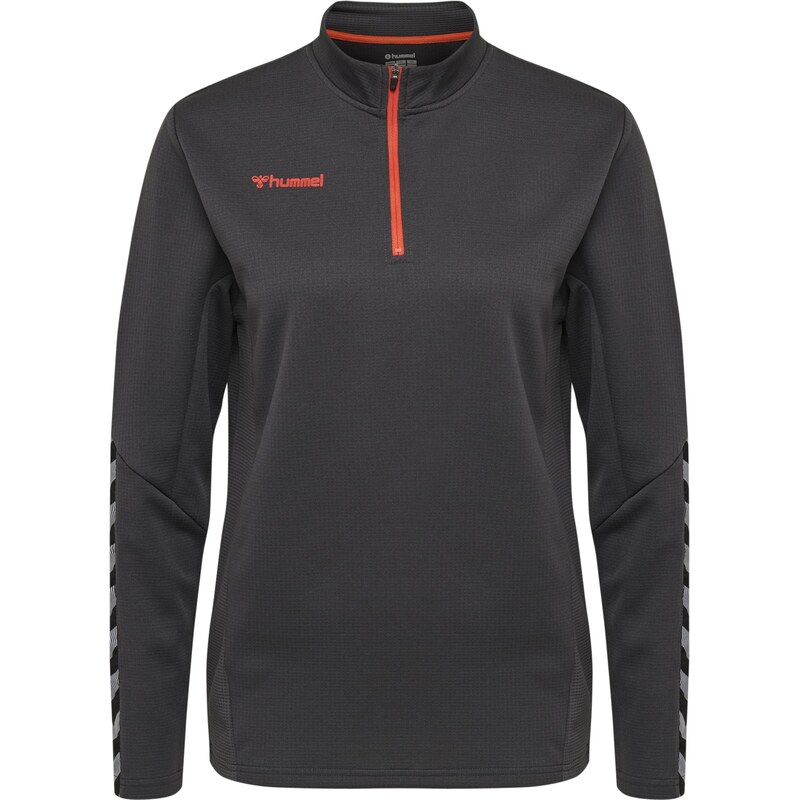 Hummel Športová mikina Authentic grafitová / sivá melírovaná / 67727943
