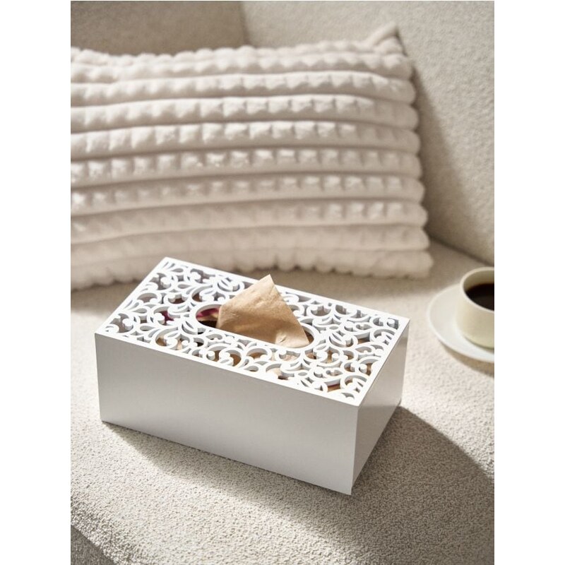 Sinsay - Krajkové púzdro na vreckovky - biela 67723010